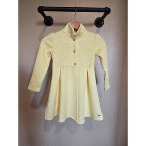 Tahari pale yellow lightweight sweater girls size 6